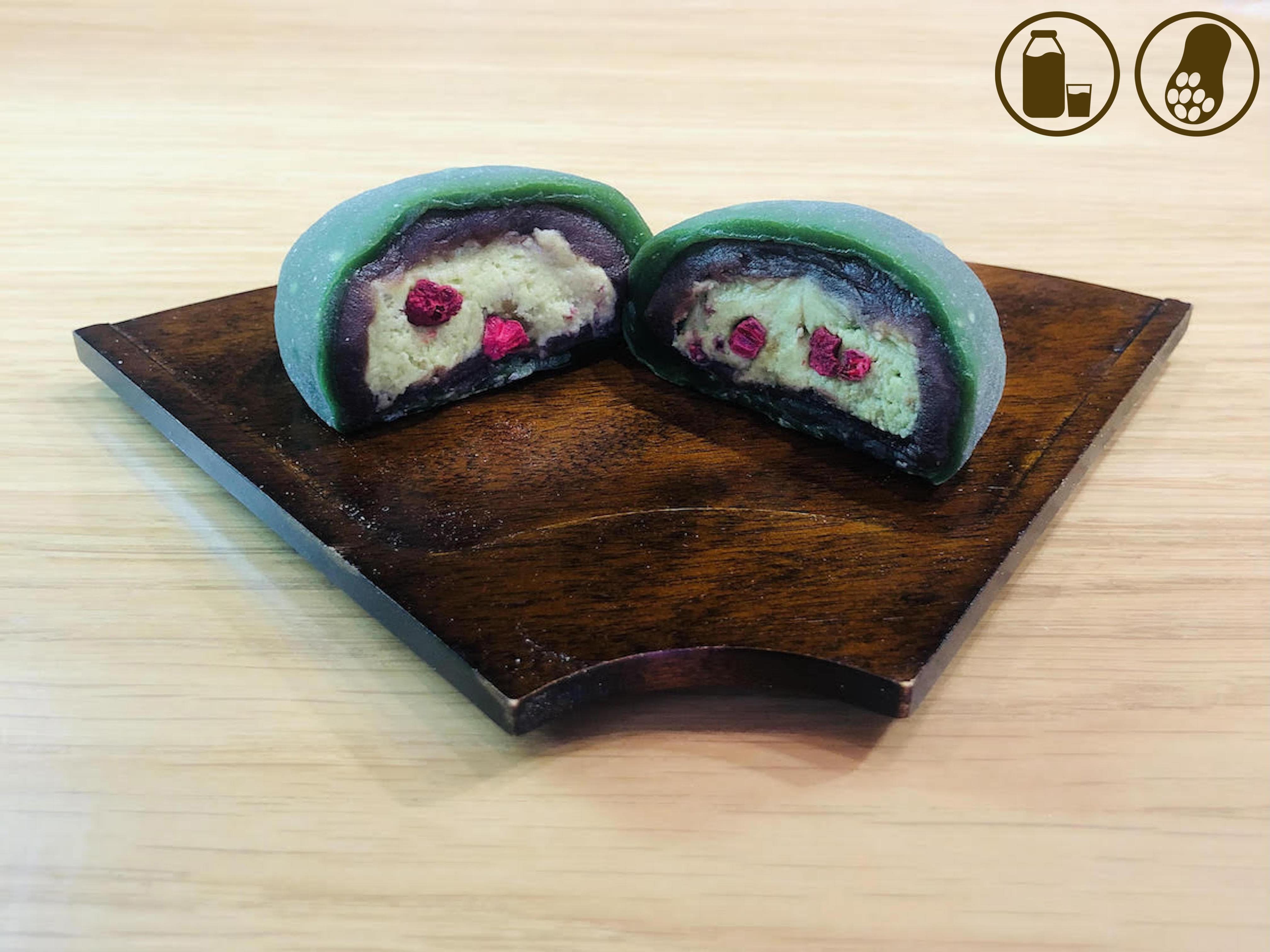 Mochi fresco de Matcha
